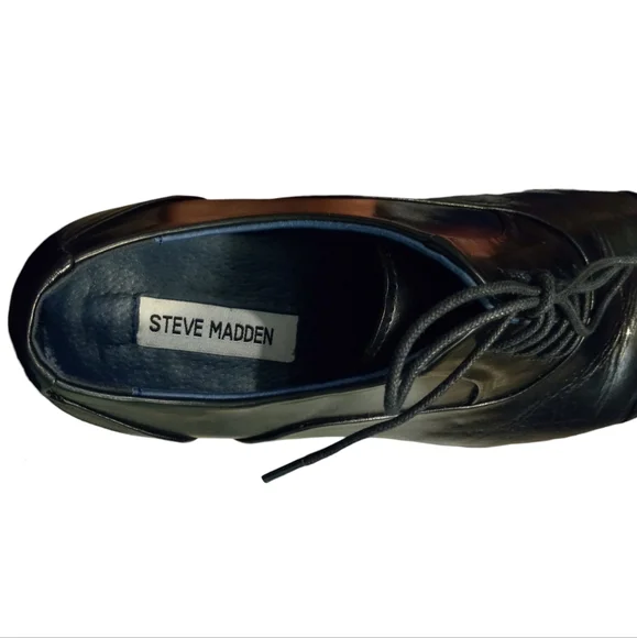 Steve Madden Men's "Jonez" Leather Lace Up Oxford Dress Shoe | US 8 - Picture 8 of 10